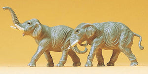 2 Elefantes : Preiser - Producto terminado versión N (1:160) 79710