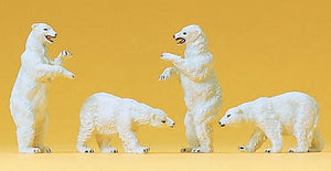 4 osos blancos : Preiser - Producto terminado N (1:160) 79716