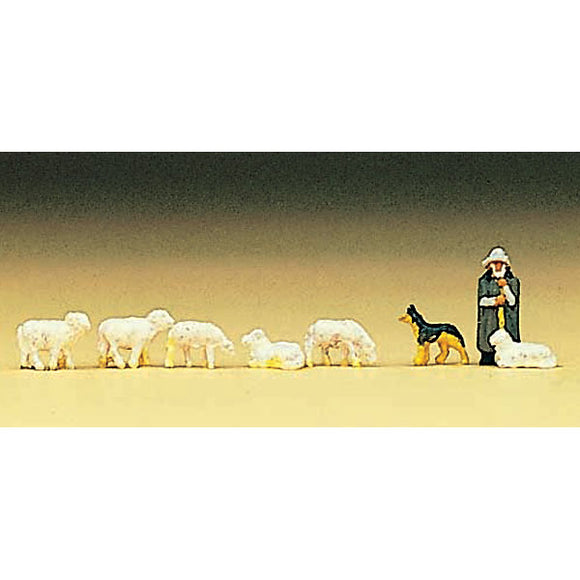 El pastor, la oveja y el perro: Preiser - Versión del producto terminado Z (1:220) 88577