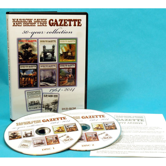 Narrow Gauge & Short Line Gazette 50 Years Collection : Benchmark Publishing DVD