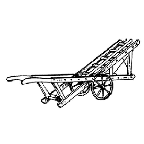 Wheelbarrow : Scale Structure Unassembled Kit HO (1:87) 2283
