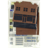 Tienda general y oficina (Tienda en alquiler): Small Town USA Kit sin pintar HO(1:87) 6005