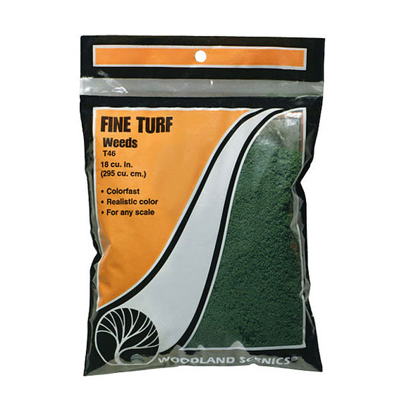 Powdery material Fine turf, dark green : Woodland material, non-scale T46