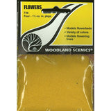 Powdery material [Flower] 4 colours set (red, white, yellow, orange) : Woodland material Non-scale T48
