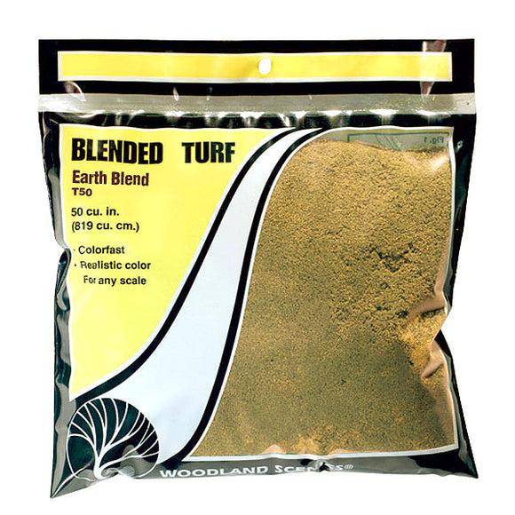 Powdery material Blended turf Soil blend: Woodland material Non-scale T50