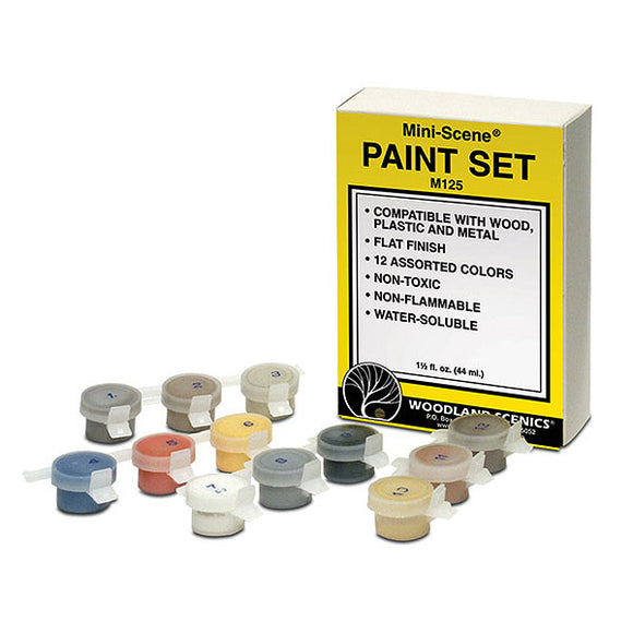 Paint set for MINI-SCENE series: Woodland paint M125