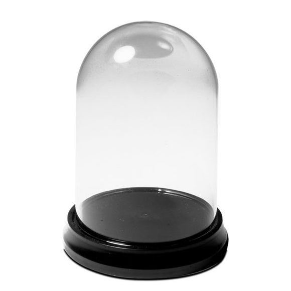Domed glass display case for MINI-SCENE series: Woodland display case M127
