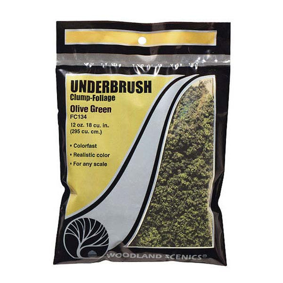 Sponge material [Underbush] Olive green (Olive colour) : Woodland material Non-scale FC134