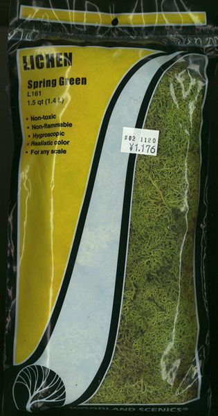 Material natural [Ryken] Verde primavera (verde amarillento): Material Woodland Sin escala L161