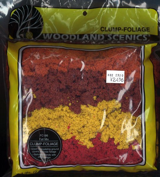 Spongebob Material [Clamp for Ridge] Autumn Mix (Autumn Leaves) [Large Bag] : Woodland Material - Non-scale FC186