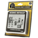 Vending Machine Set : Woodland Unpainted Kit HO(1:87) D230