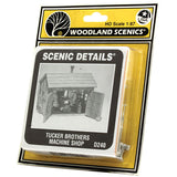 Tucker Brothers' Machine Shop: Woodland Unpainted Kit HO (1:87) D240