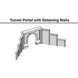 Tunnel Portal : Woodland Unpainted Kit HO (1:87) C1255