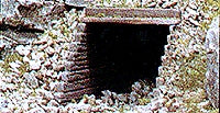 Zanja de drenaje de madera: Woodland kit sin pintar HO (1:87) 1265