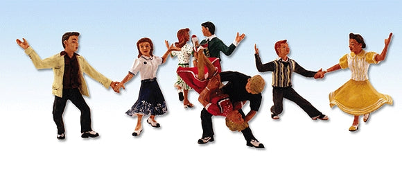 Young People Dancing : Woodland Finished product HO(1:87) 1950