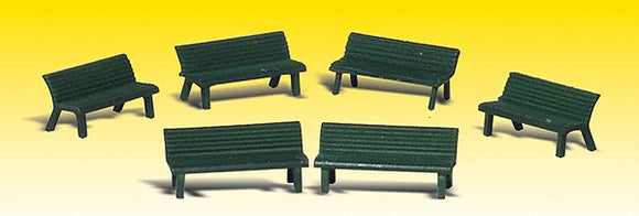 Park Bench : Woodland Pre-painted N(1:160) 2181