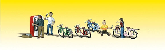 Bicicleta y niños : Juego de productos terminados Woodland N(1:160) 2194