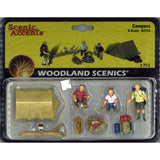 Camping People (Campers) : Woodland - Finished product O(1:48) A2754