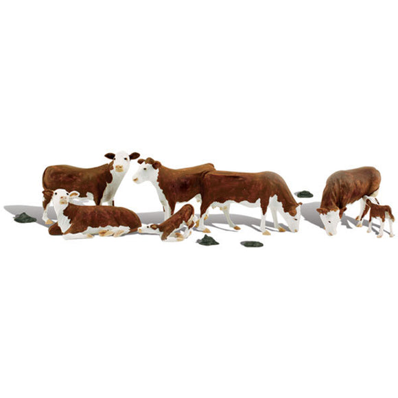 7 vacas Hereford : Woodland - Pintadas O(1:48) A2767