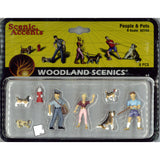 Pet and Owner (Dog, Postman) : Woodland Finished product O(1:48) A2768