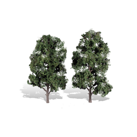 两棵落叶乔木 20.3-22.8cm : 林地，成品，无比例 3521