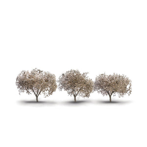 Cherry trees 4.4-5.7cm (3pcs) : Woodland - Finished - Non-scale TR3594
