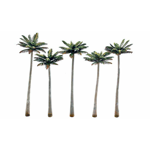 Palm tree 12-13.5 cm (5pcs) : Woodland - painted - Non-scale TR3598