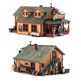 Moe's Fishing Tackle Shop (with LED) : Woodland Pre-Painted HO (1:87) 5047