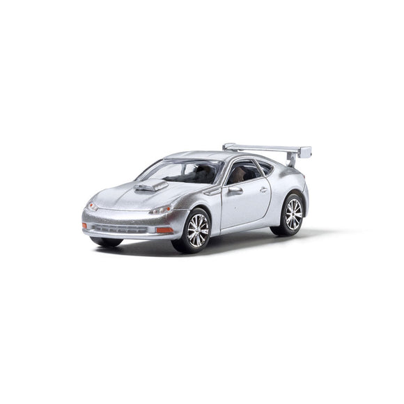Sports Car (Silver) : Woodland - Finished product HO (1:87) AS5368