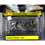Tractor and Planter : Woodland Finished product HO (1:87) AS5565