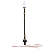 Street Lamp with LED Iron Pillar Straight Lamp HO size, set of 3 JP5633 : Woodland - Painted Finished Product Compatible with HO (1:87) Just Plug