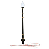Farola con LED, lámpara recta de poste de hierro, tamaño N, juego de 3, JP5641 : Woodland, pintada y lista para usar, N (1:160) compatible con Just Plug