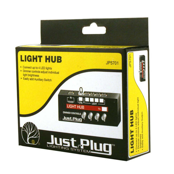 Buje de luz para sistema de iluminación Woodland JP5701 : Piezas electrónicas Woodland para Just Plug