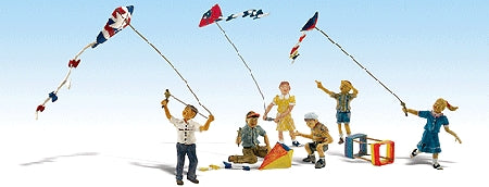 儿童放风筝：林地成品 HO(1:87) 1937
