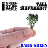 Diorama material Tall Shrubbery dark green : Green Stuff World Material Non-scale GSWD-9924