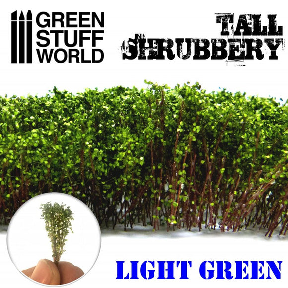 Diorama material Tall Shrubbery Light Green : Green Stuff World Material Non-scale GSWD-9925