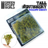 Diorama material Tall Shrubbery Yellow Green : Green Stuff World Material Non-scale GSWD-9926