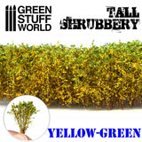 Diorama material Tall Shrubbery Yellow Green : Green Stuff World Material Non-scale GSWD-9926