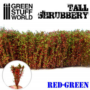 Diorama material Tall Shrubbery Red Green : Green Stuff World Material Non-scale GSWD-9929