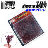 Diorama material Tall Shrubbery Autumn Purple : Green Stuff World Material Non-scale GSWD-9932