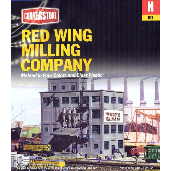 Planta de procesamiento Red Wing: Walthers Kit sin pintar N (1:160) 3212