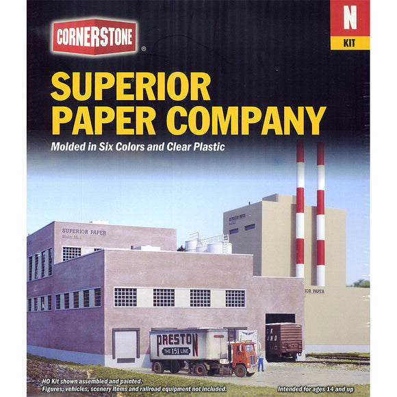 Superior Paper Mill : Walthers Unpainted Kit N (1:160) 3237