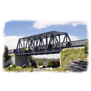Puente de celosía de vía doble: Walthers kit sin pintar N (1:160) 3242