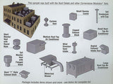 Accesorios de techo (ventilaciones de escape, conductos de ventilación, unidades de aire acondicionado exterior, etc.): Kit Walthers sin pintar N(1:160) 3286