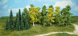 Hardwoods & Conifers 5-11cm 26 pcs : Heki Finished non-scale 1230