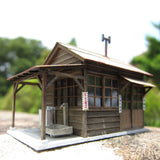Estación de guardia de ferrocarril: Takumi Diorama Craft House - pintado 1:80