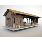 Old Freight House : Takumi Diorama Craft House - Painted Finished Product 1:80