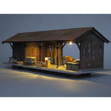 Old Freight House : Takumi Diorama Craft House - Painted Finished Product 1:80