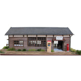 No.1 Standard Station Building "Sakagami" : Takumi Diorama Craft House - Painted 1:80