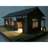 Edificio de estación estándar n.º 1 "Yamaonsen": Takumi Diorama Craft House - Producto terminado pintado 1:80